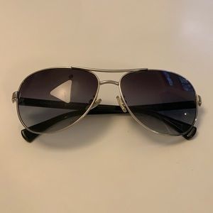 Aviator style Coach sunglasses